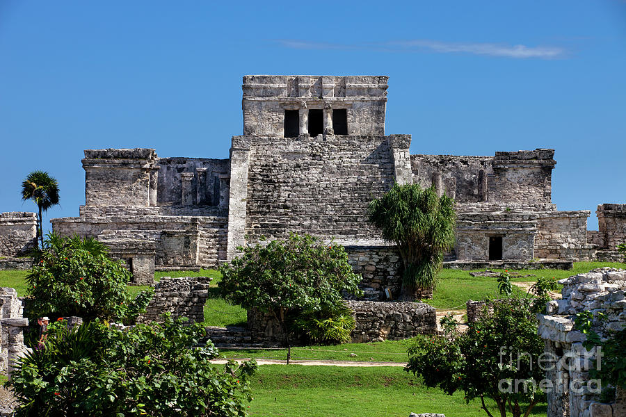 Mayan Temples at Tulum, Mexico Photograph by Anthony Totah