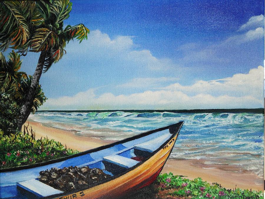 Mayaro Beach Painting by Karin  Dawn Kelshall- Best