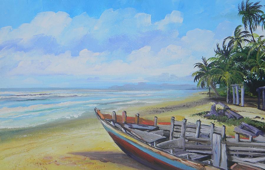 Mayaro Boat Painting