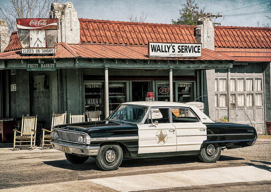 Mayberry Police Photograph by Moore Pixels