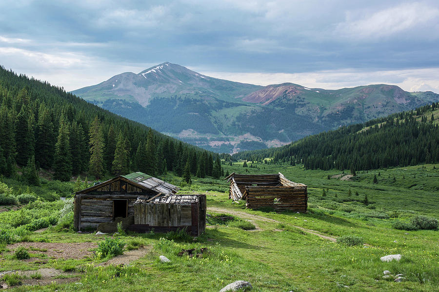 Mayflower Gulch Cabins Photograph by Aaron Spong