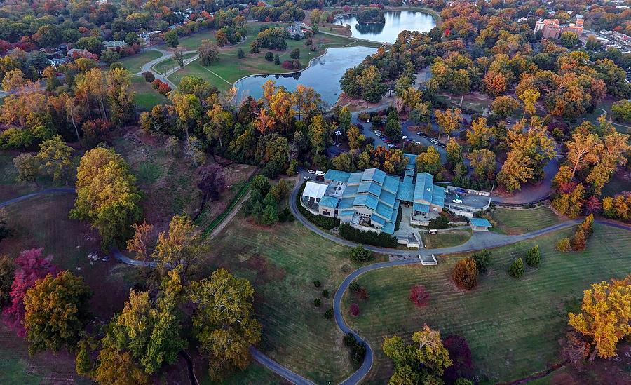 Maymont Park Photograph - Maymont Visitor Center 2016 by Tredegar DroneWorks Maymont Park Photograph - Maymont Visitor Center 2016 by Tredegar DroneWorks