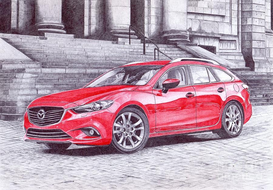 Mazda 6 Drawing