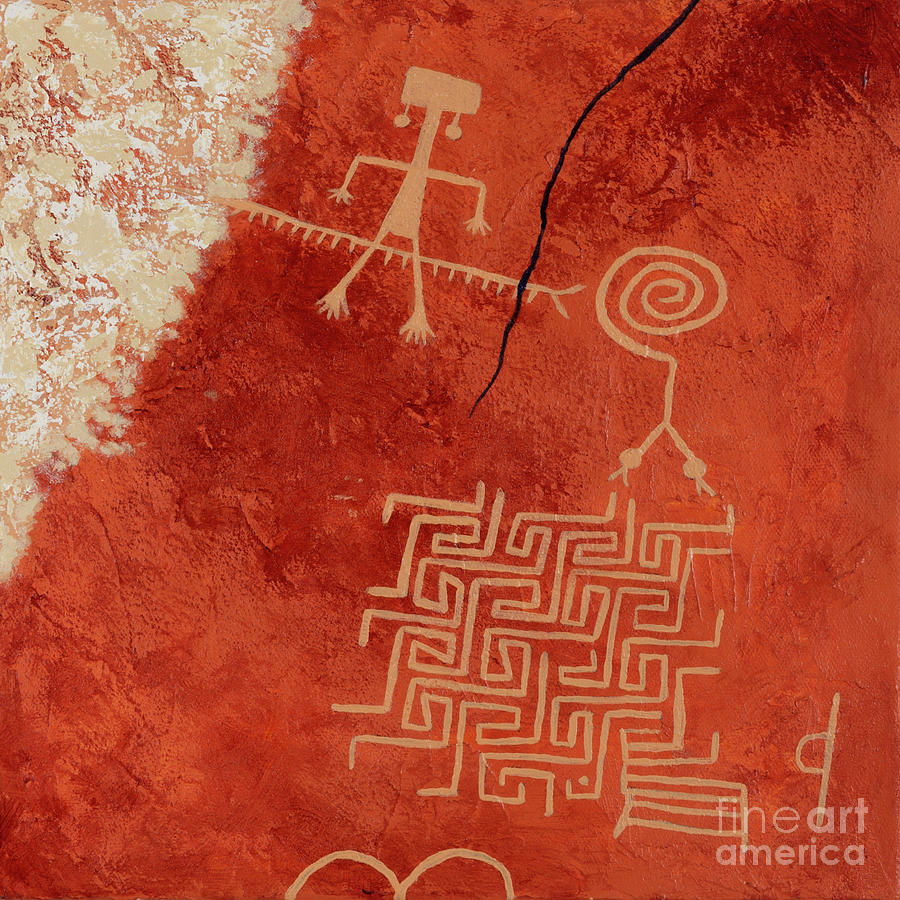 Maze Rock Petroglyph Photograph by Garry McMichael
