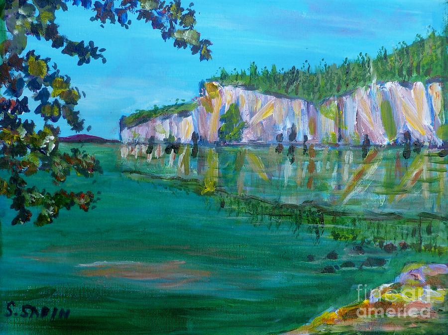 Mazinaw Lake Ontario Painting by Saga Sabin