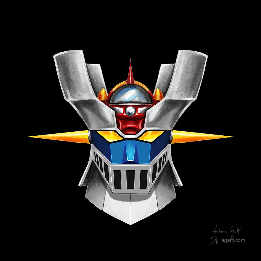 Mazinger Z Digital Art by Andrea Gatti