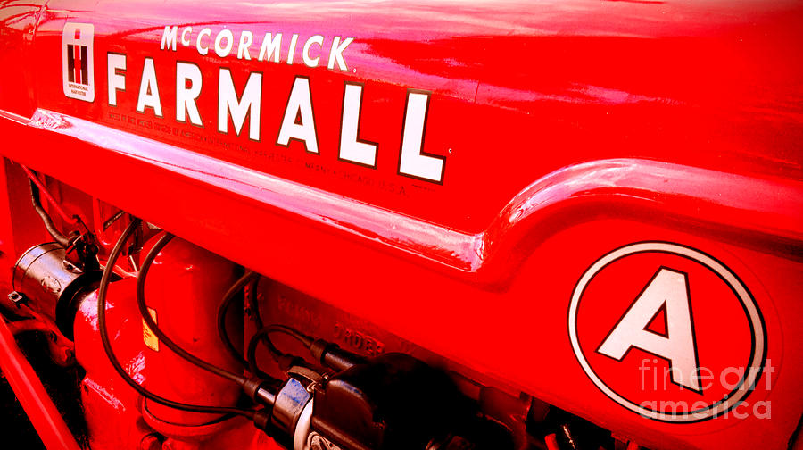 Vintage Photograph - McCormick Farmall A by Olivier Le Queinec