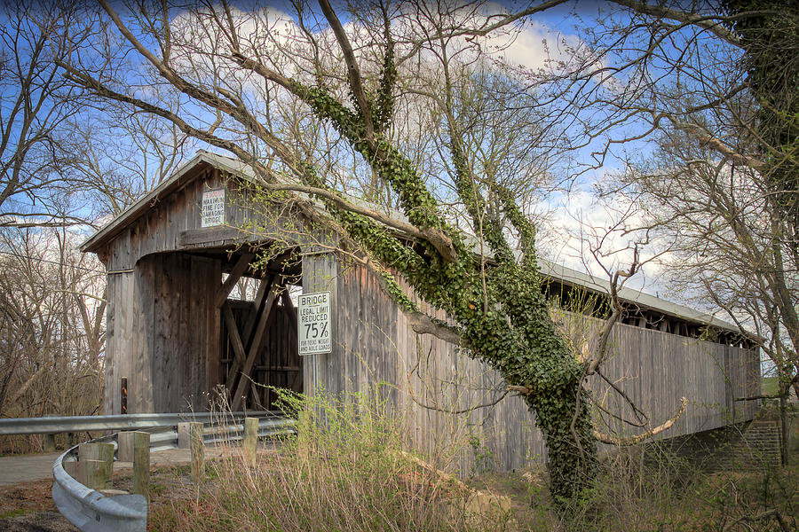 McCafferty Covered Bridge  Photograph by Jack R Perry