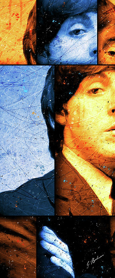 McCartney Panel 1 Digital Art by Gary Bodnar
