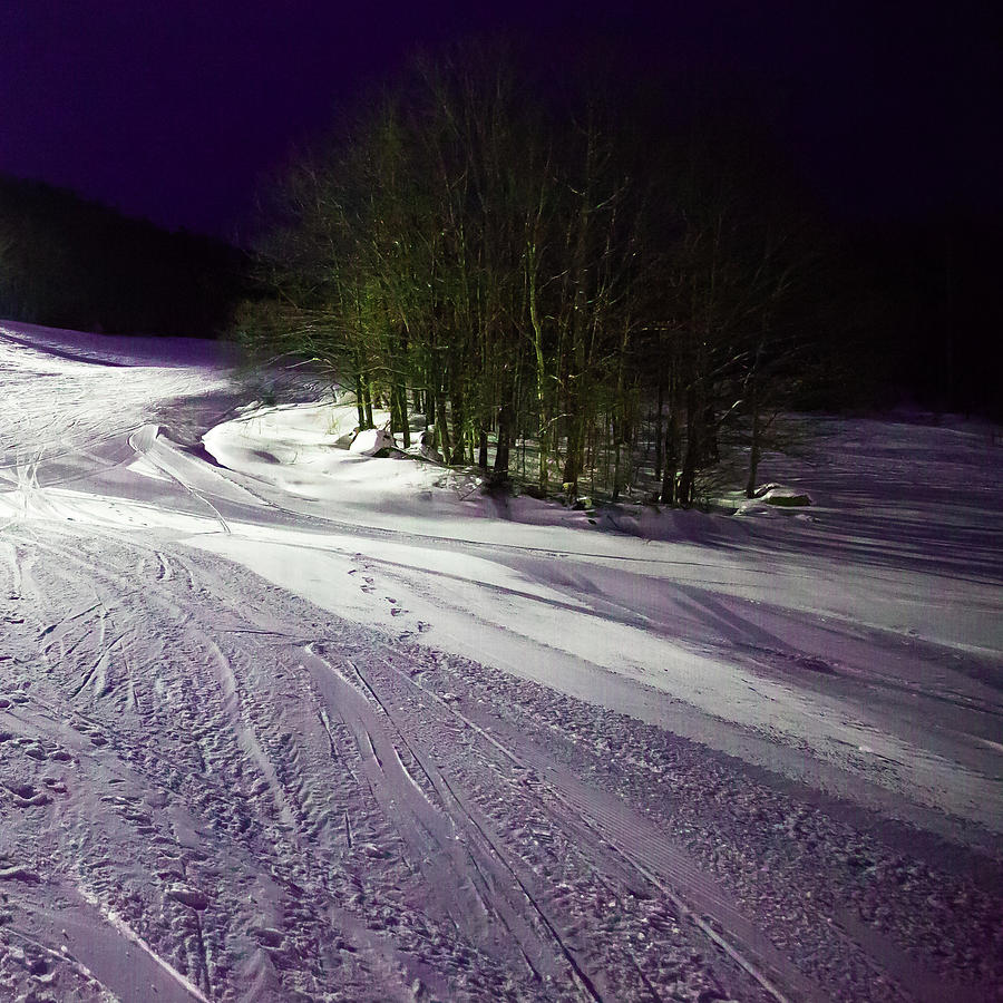 McCauley Evening Snowscape Photograph by David Patterson