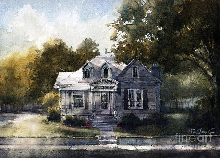 McClellan House Painting by Tim Oliver