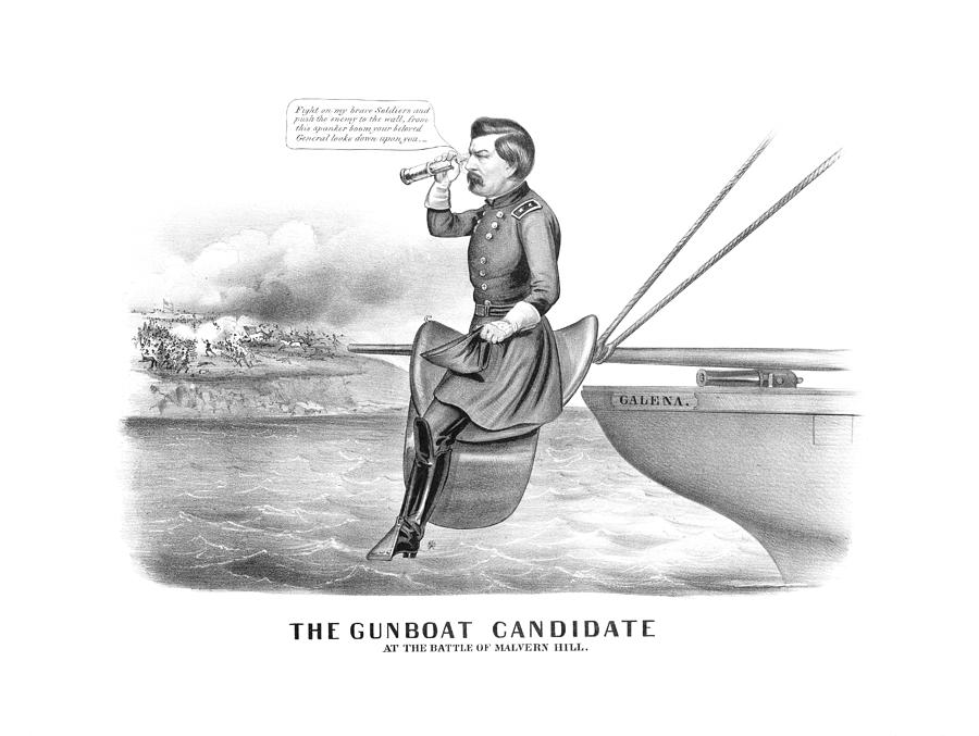 Mcclellan The Gunboat Candidate Drawing