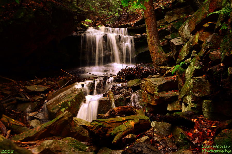 McConnells Mill Waterfall Photograph by Lisa Wooten