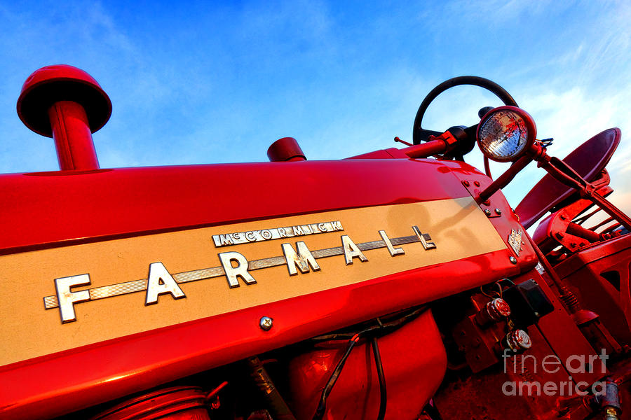 McCormick Farmall 450 Photograph by Olivier Le Queinec