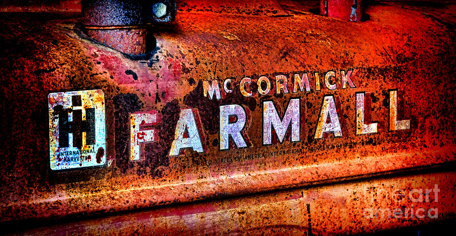 McCormick Farmall Grunge Photograph by Olivier Le Queinec