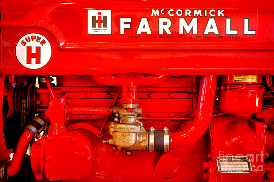 McCormick Farmall Super H Photograph by Olivier Le Queinec