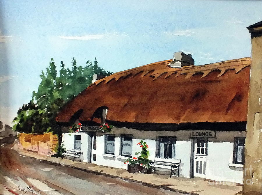 F  709 Mc Donaghs of Oranmore, Galway Painting by Val Byrne