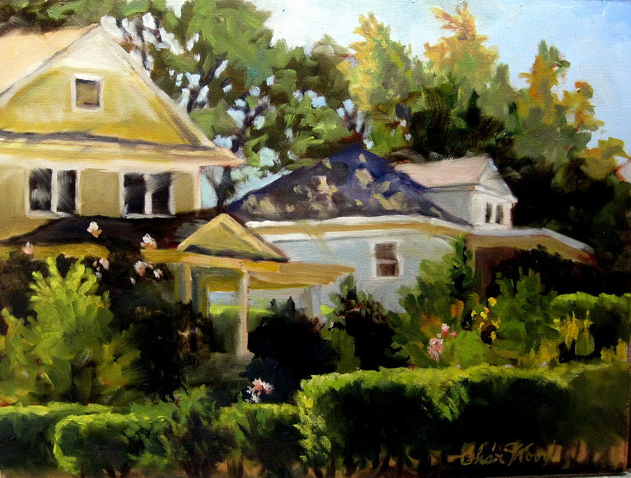 McDonald Mansion Neighborhood Painting by Char Wood - Fine Art America