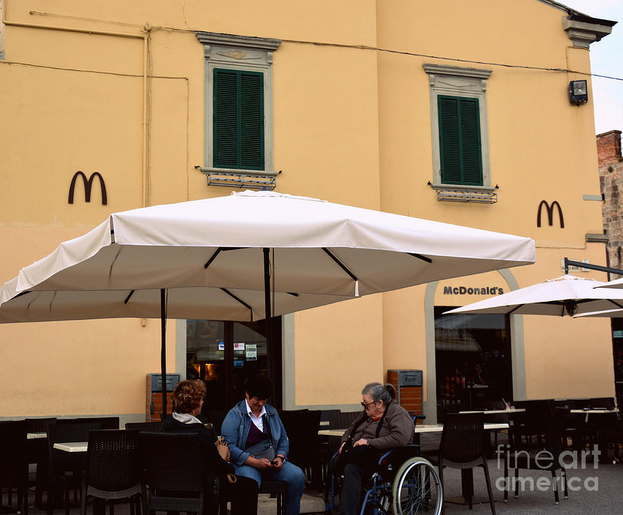 McDonalds in Pisa, Italy Photograph by Tatyana Searcy