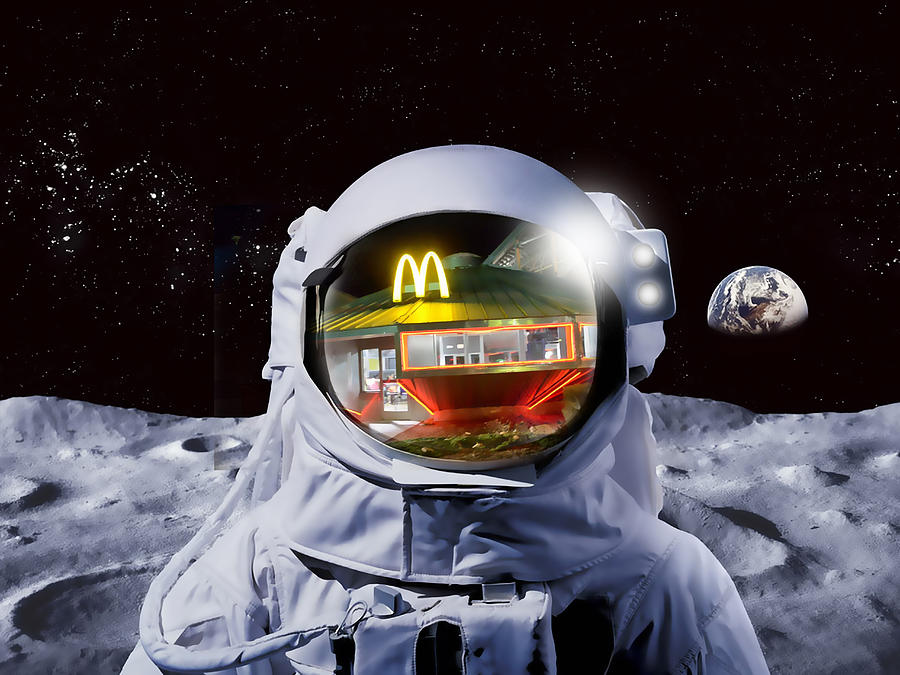 McDonalds Is Everywhere Mixed Media by Marvin Blaine