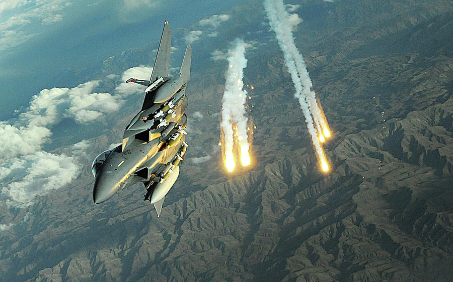 McDonnell Douglas F-15E Strike Eagle Digital Art by Bert Mailer