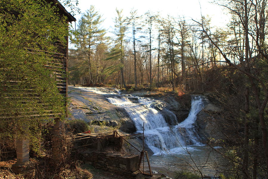 McGalliard Falls and Mill House Photograph by Karen Ruhl