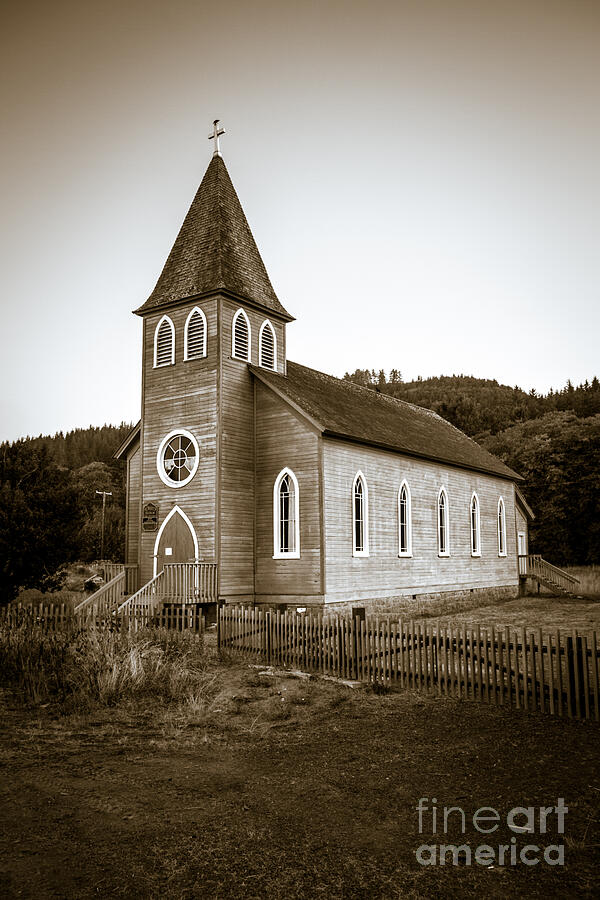 Architecture Photograph - McGowan Church by Robert Bales