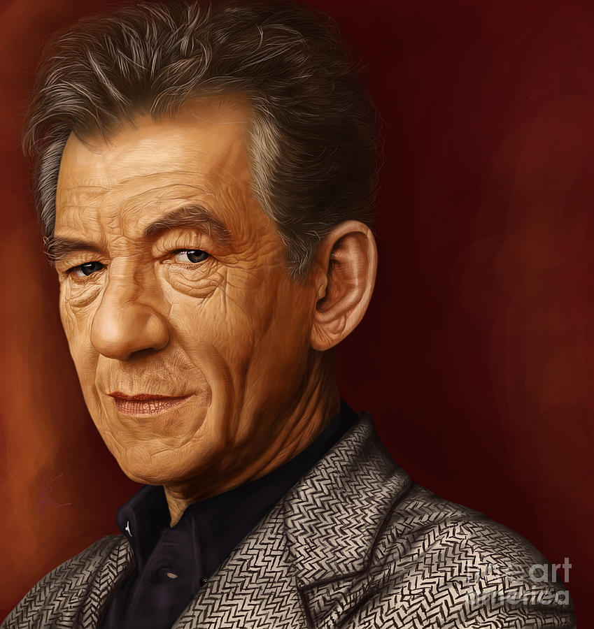 McKellen Digital Art by Nur Rohman - Fine Art America