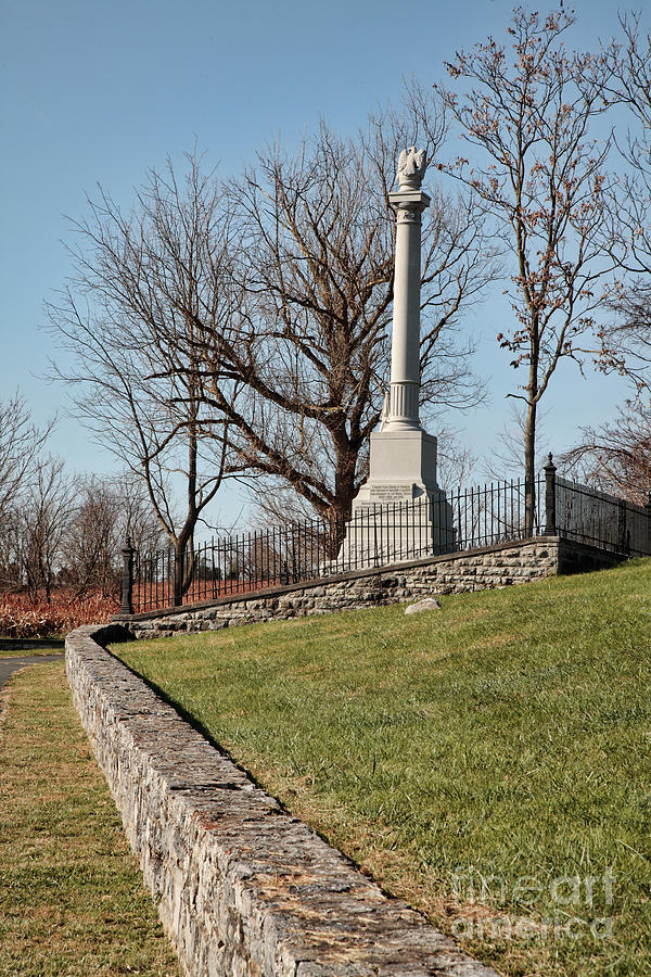 McKinley Monument at Antietam Photograph by William Kuta