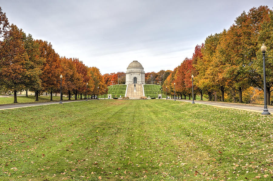 McKinley Monument in Fall Photograph by Deborah Penland
