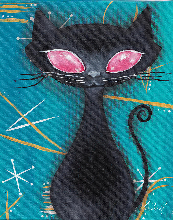 Mcm Cat II Painting by Abril Andrade