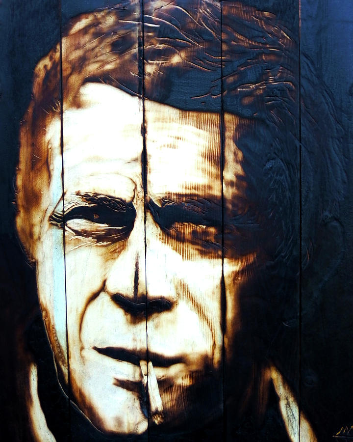 McQueen Painting by Mark Mahorney