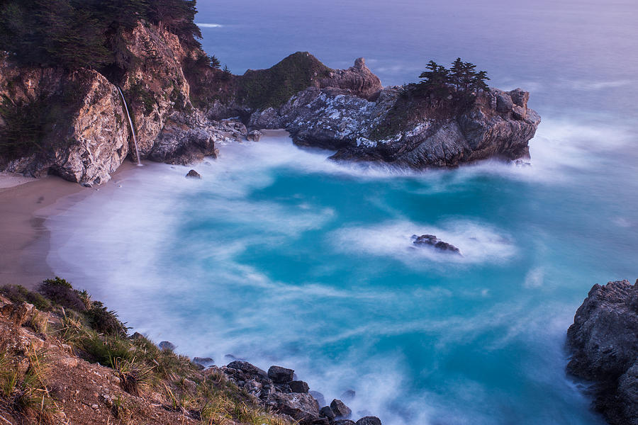 McWay Cove Twilight Photograph by David Monti - Fine Art America