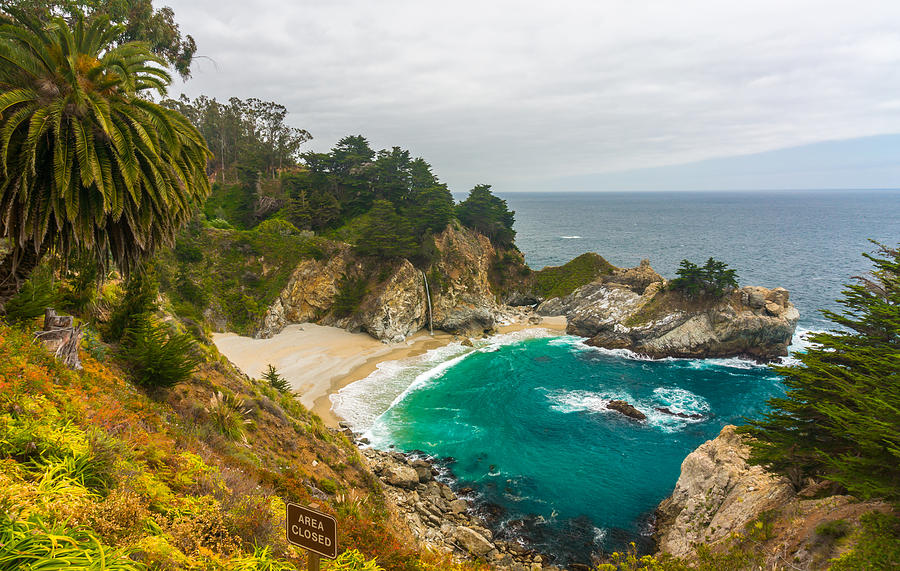 McWay falls near Pacific coast Photograph by Asif Islam