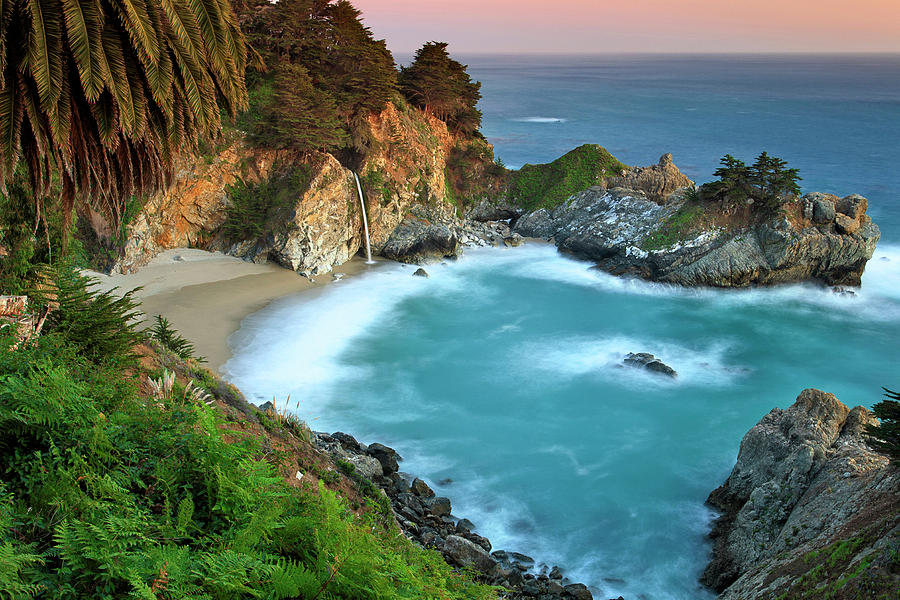 McWay Falls Sunset Photograph by Katherine Gendreau - Fine Art America