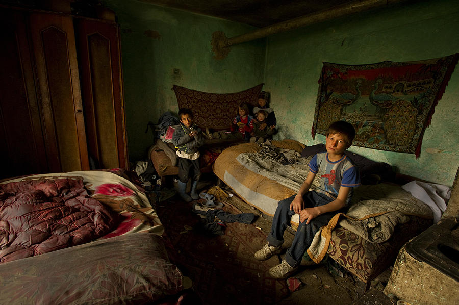 Bed Photograph - Me And My Brothers by Mihnea Turcu