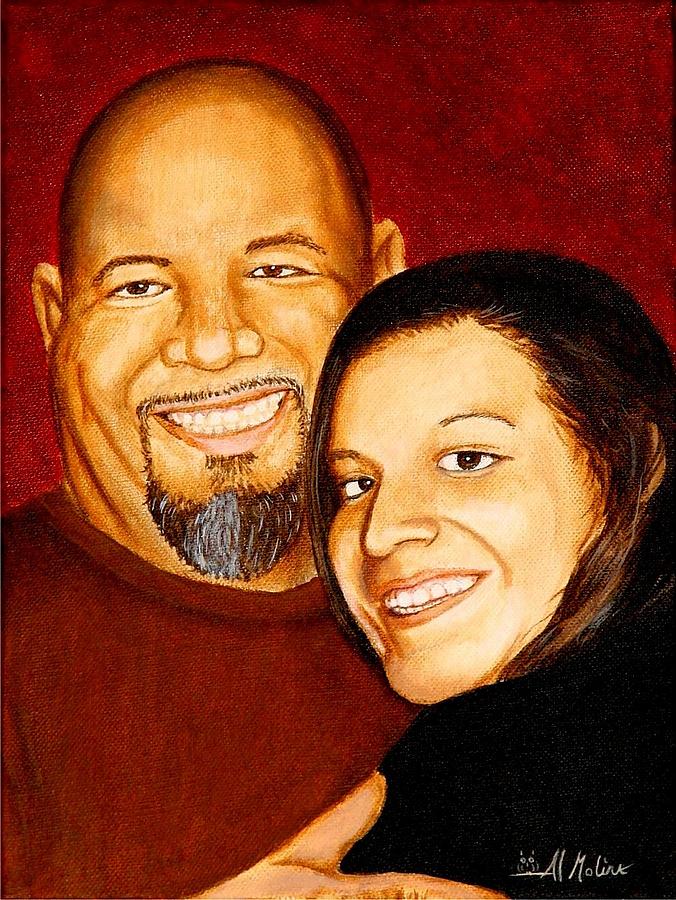 Me and my girl Painting by Al  Molina