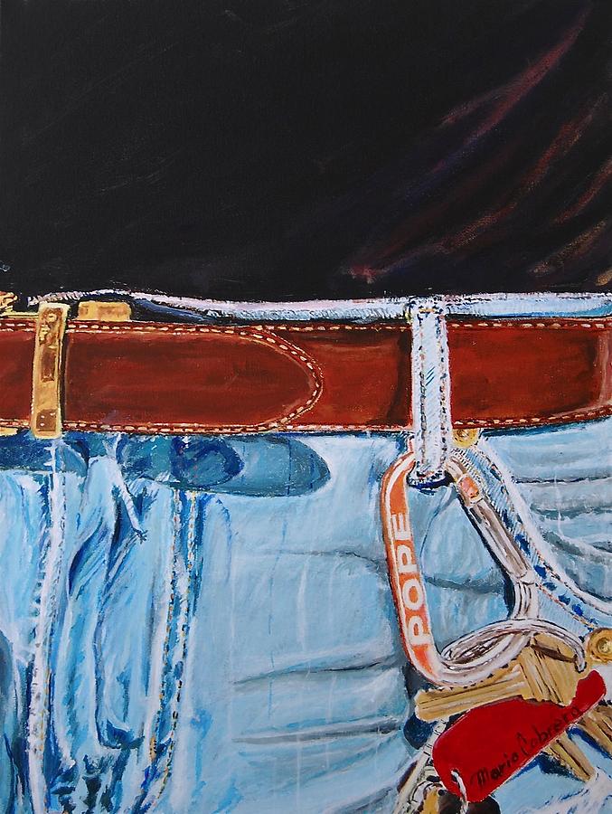Me and My Jeans Painting by Mario Cabrera