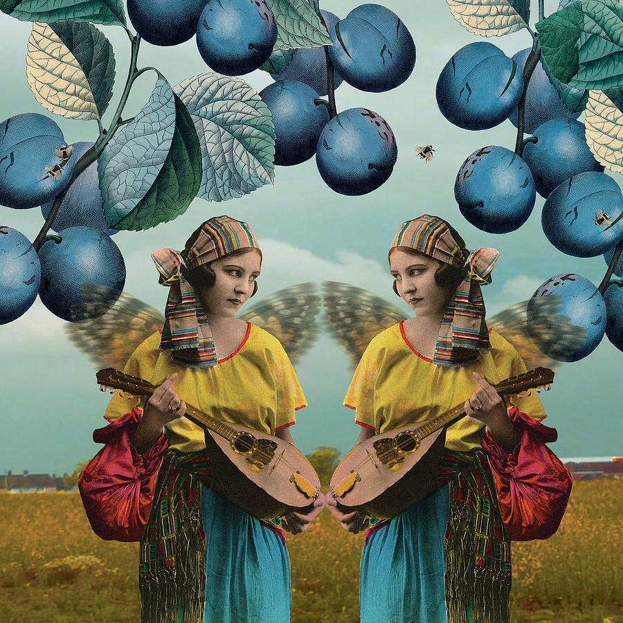 Grape Digital Art - Me and You by Olga Snell