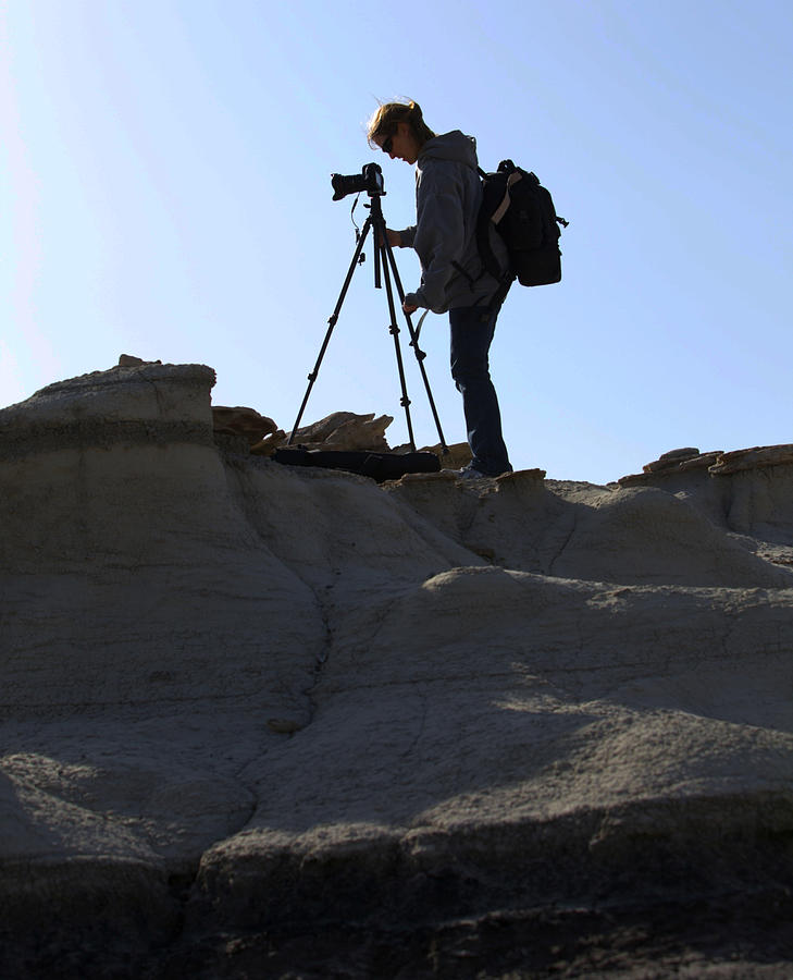 Me At Bisti Badlands New Mexico Photograph by Amber Kresge