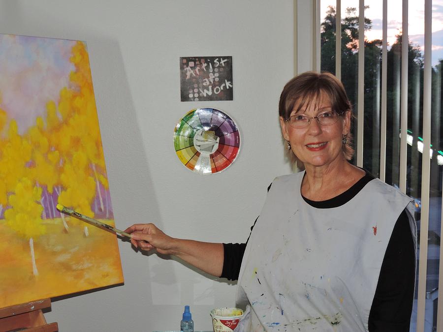 Me at work in the Studio Photograph by Margaret Bobb Me at work in the Studio Photograph by Margaret Bobb