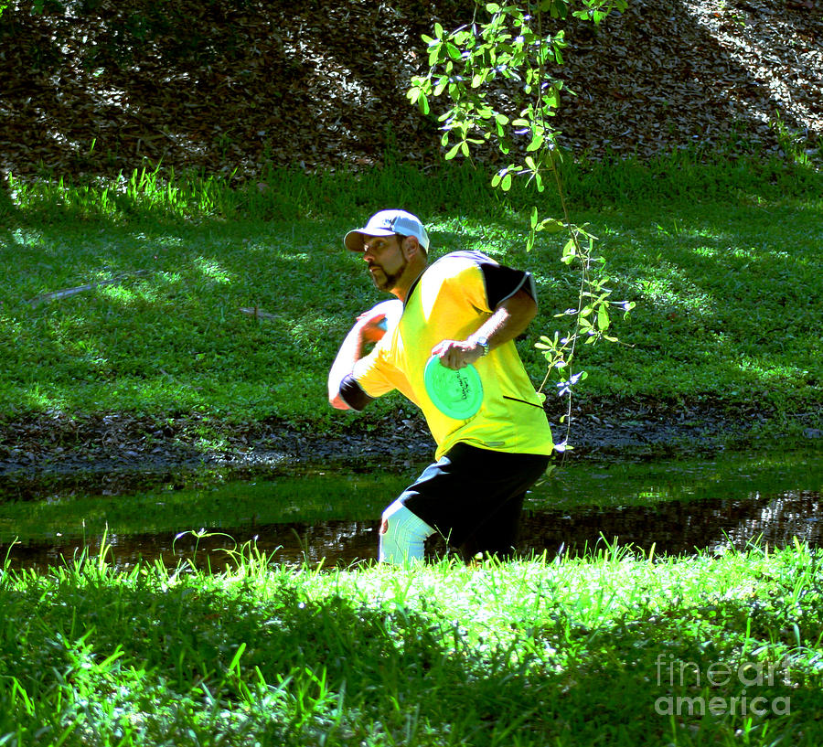 Disc Golf Photograph - Me by Marty Gayler Disc Golf Photograph - Me by Marty Gayler