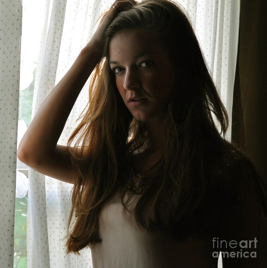 Window Photograph - Me Myself and TrIpod 7 by Amanda Sanford