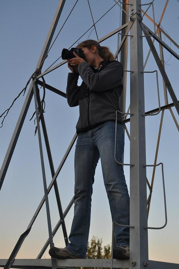 Me Shooting From the Windmill Photograph by Amber Kresge