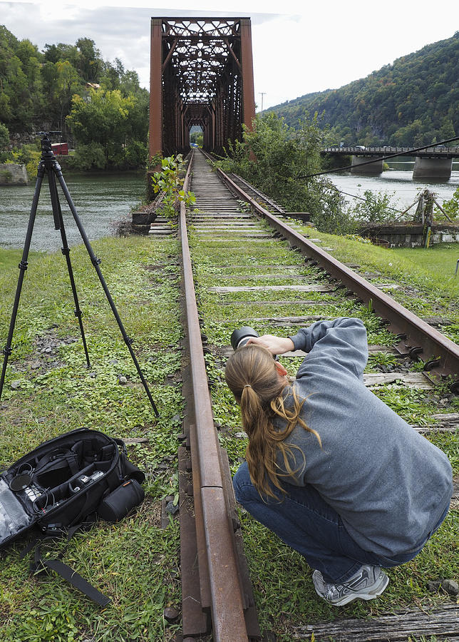 Me Shooting in West Virginia Photograph by Amber Kresge