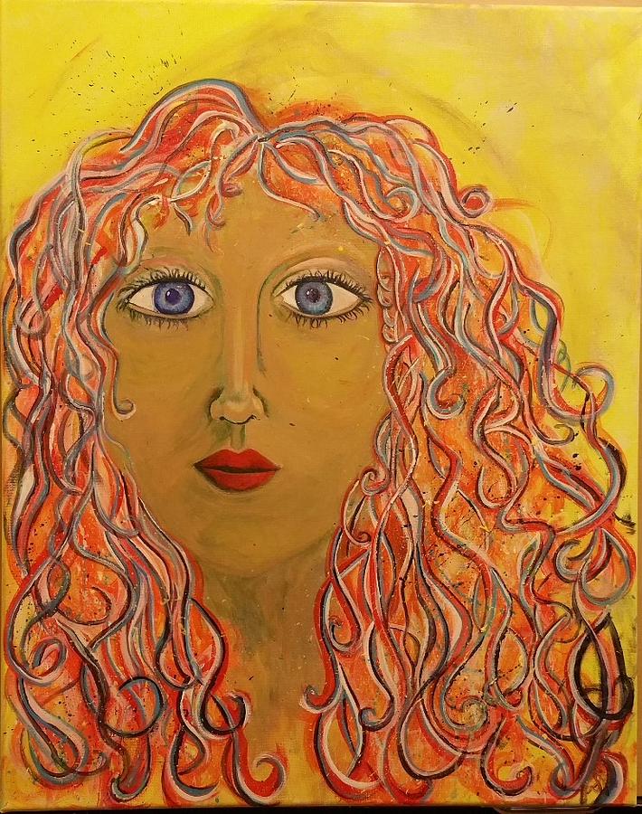 Me Painting by Susan Perlman - Fine Art America