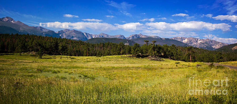 Meadow And Mountains Photograph