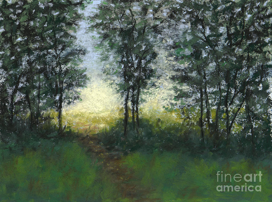 Meadow at Dawn Painting by Ginny Neece