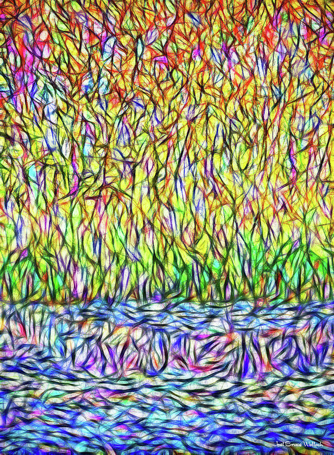 Meadow By The River Digital Art by Joel Bruce Wallach