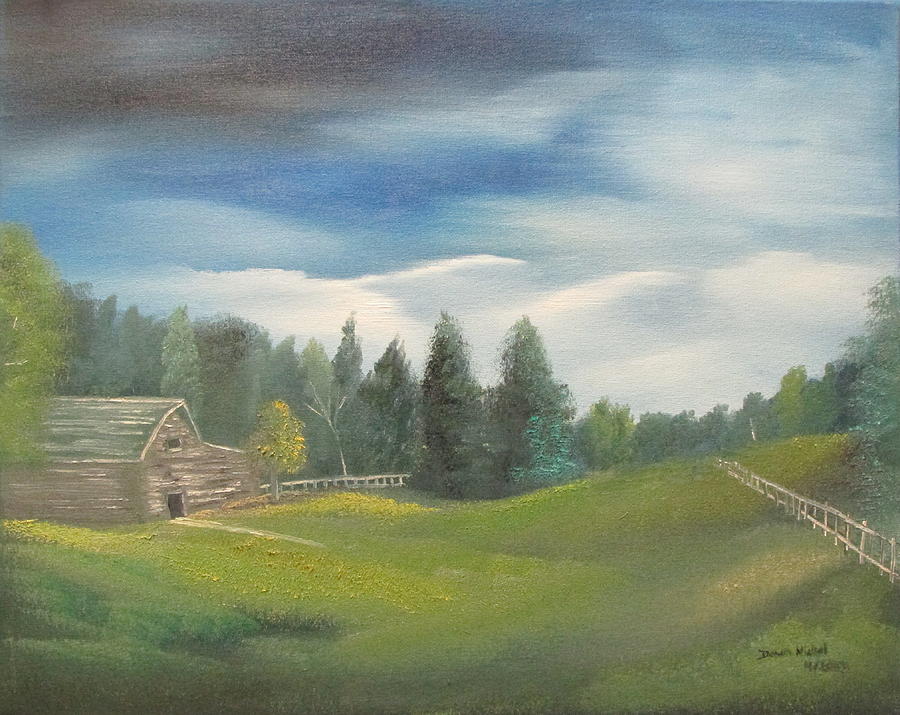 Tree Painting - Meadow Dreams by Dawn Nickel